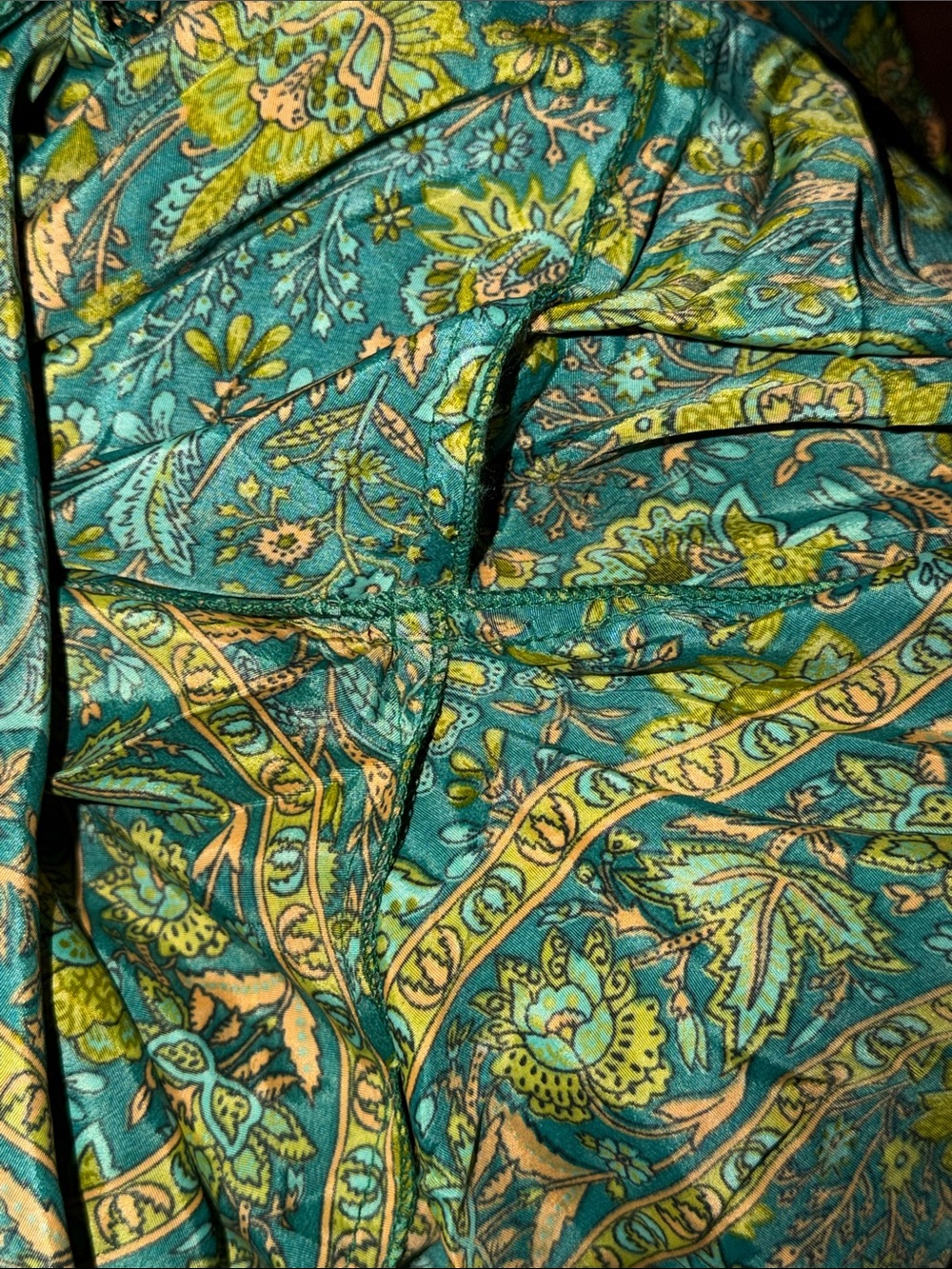 Gardenbelle Shop Size XS Hippie Bohemian Floral Wide Leg Multi Jumpsuit NWT Rare - Picture 8 of 16